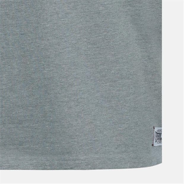 Charcoal - Everlast - Men's Graphic Cotton Short Sleeve Oversized Fit T-Shirt
