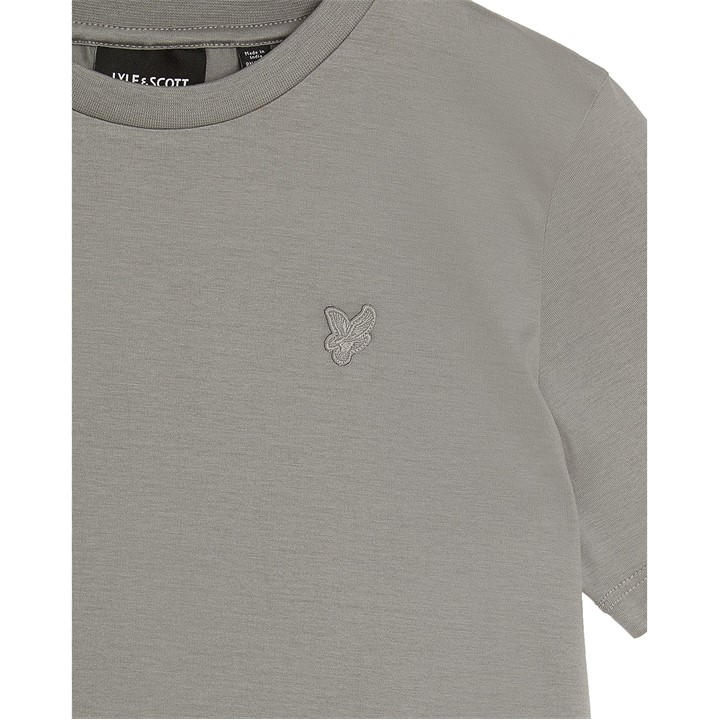 Lyle And Scott Boys Grey Kids' Tonal T-Shirt in Size 9 - 10 Years, Sports Direct