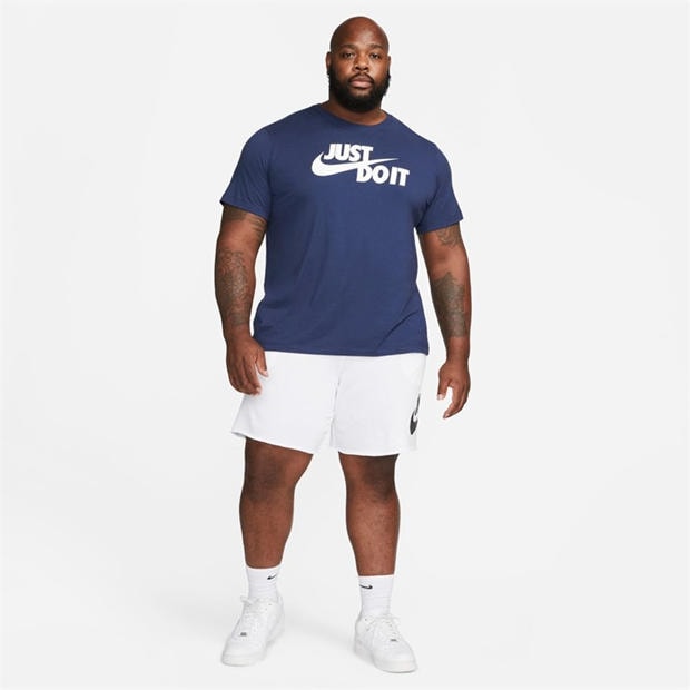 Midnight Navy - Nike - Just Do It Swoosh T-Shirt Mens