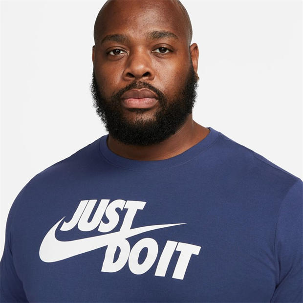 Midnight Navy - Nike - Just Do It Swoosh T-Shirt Mens