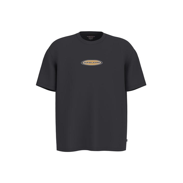 Guess Men's Black Mid Logo Tee Sn54 in Size L, Sports Direct
