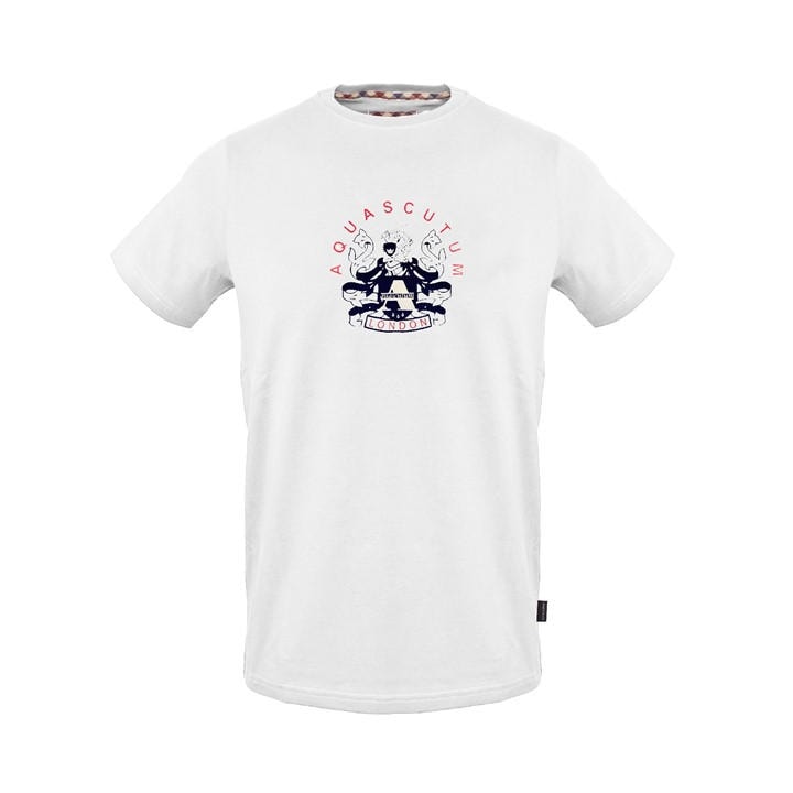 Aquascutum Men's White T-Shirt in Size M, Sports Direct