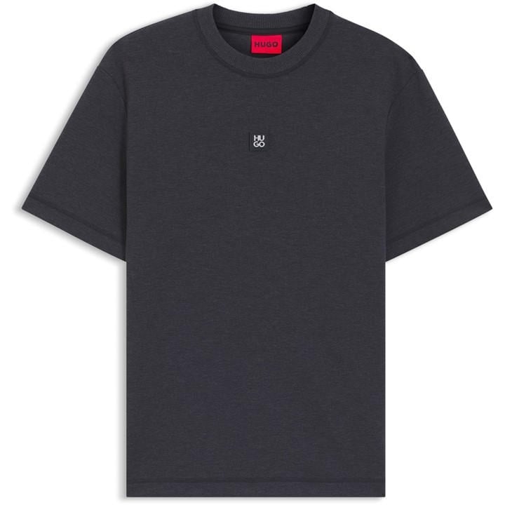 Hugo Men' Grey Dilanso Red T-Shirt in Size S, Sports Direct