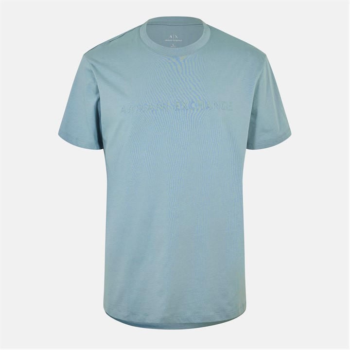 Armani Exchange Men's Green Embossed Logo T-Shirt in Size XL, Sports Direct