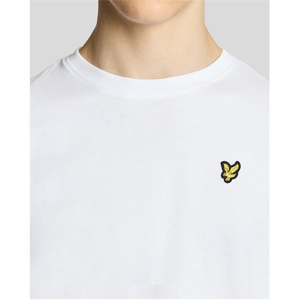 White - Lyle and Scott - Lyle & Scott Kids Plain Cotton T-Shirt