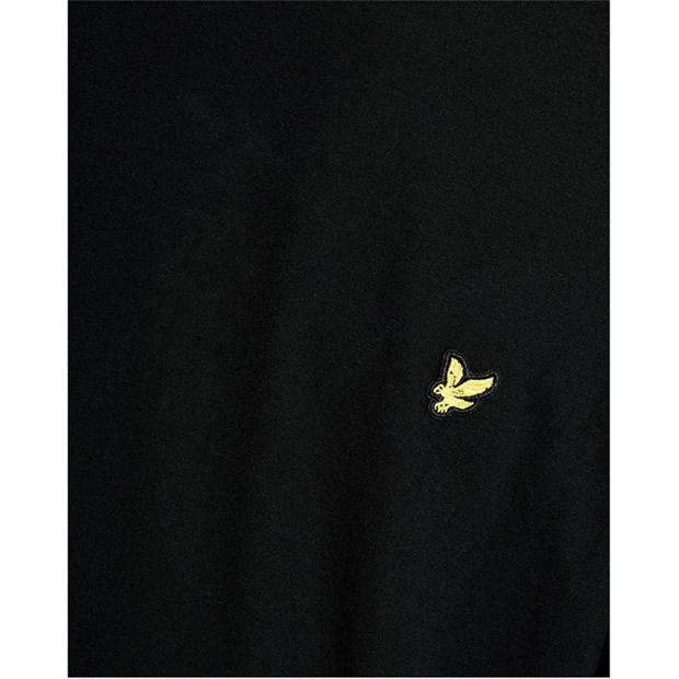 Black - Lyle and Scott - Lyle & Scott Kids Plain Cotton T-Shirt