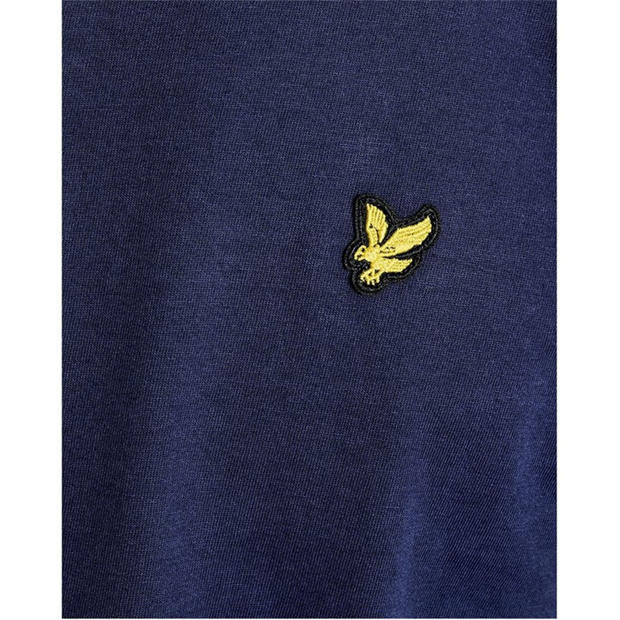 Navy - Lyle and Scott - Lyle & Scott Kids Plain Cotton T-Shirt