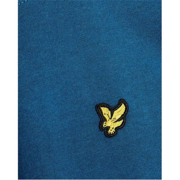Blue - Lyle and Scott - Lyle & Scott Kids Plain Cotton T-Shirt