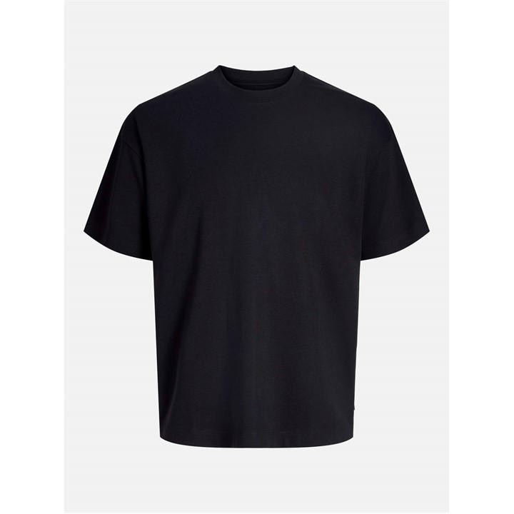 Jack And Jones Men's Black Jack Barron T Ss O-N Sn63 in Size L, Sports Direct