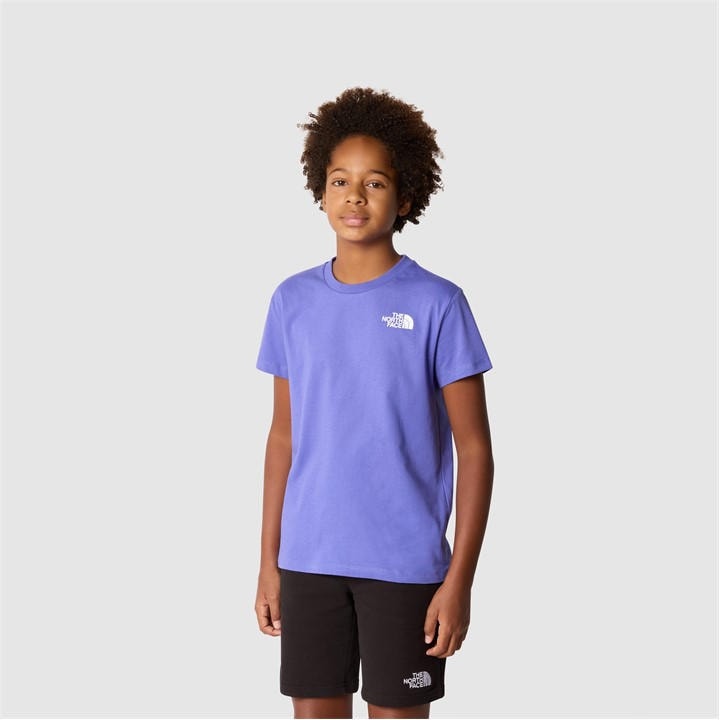 The North Face Boys Blue Kids' Regular Fit T-Shirt in Size L, Sports Direct