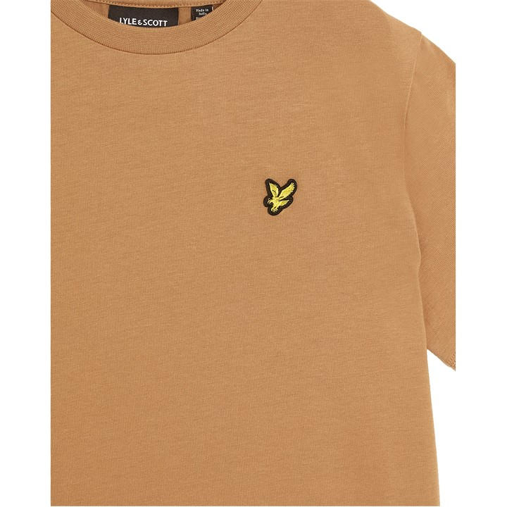 Lyle And Scott Boys Brown Kids' Regular Fit Sports T-Shirt in Size 9 - 10 Years, Sports Direct