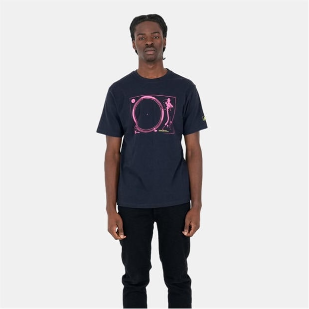 Navy - Peaceful Hooligan - Men's Peaceful Deck Regular Fit T-Shirt