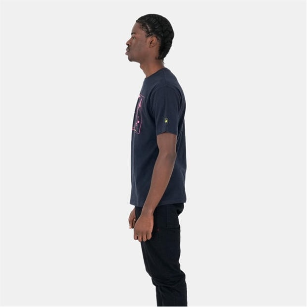 Navy - Peaceful Hooligan - Men's Peaceful Deck Regular Fit T-Shirt