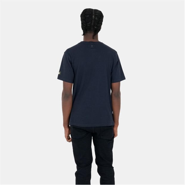Navy - Peaceful Hooligan - Men's Peaceful Deck Regular Fit T-Shirt