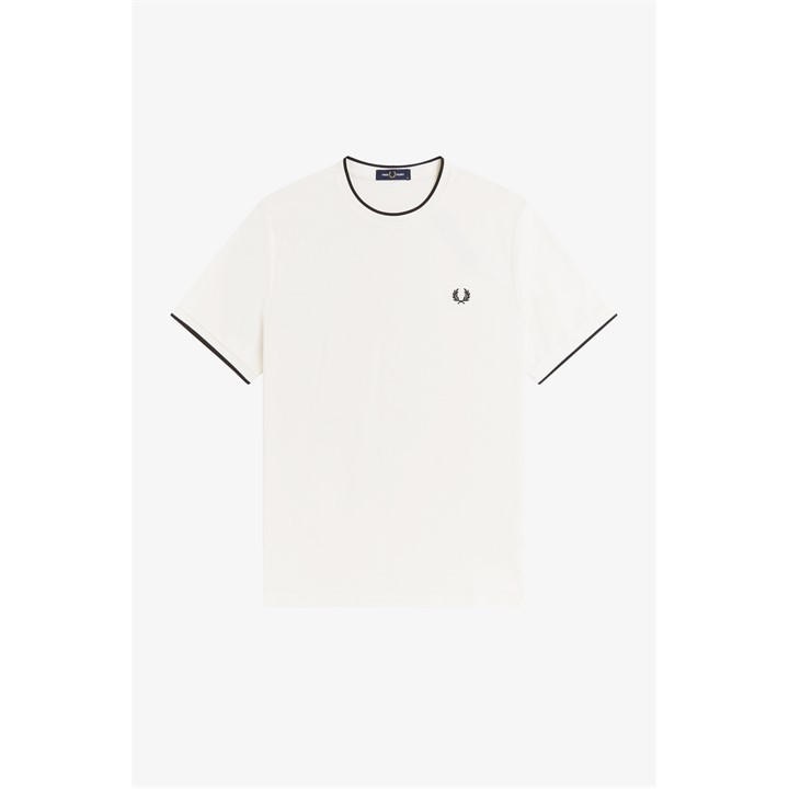Fred Perry Men's White T-Shirt in Size XL, Sports Direct