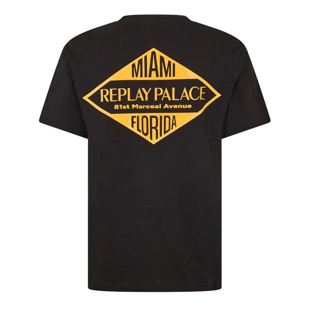 Black - Replay - Men's T-Shirt