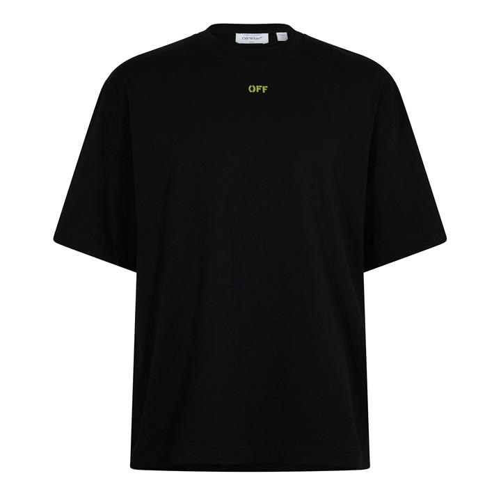 Off White Men's Black Slime Arrow Oversized T-Shirt in Size XL, Sports Direct