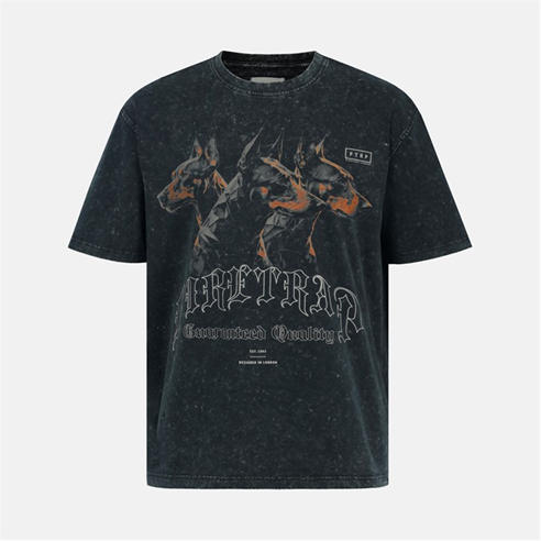 Firetrap - Men's Wash Cotton Short Sleeve T-Shirt