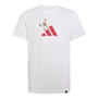 White - adidas - Adidas Sports Tee Jn64