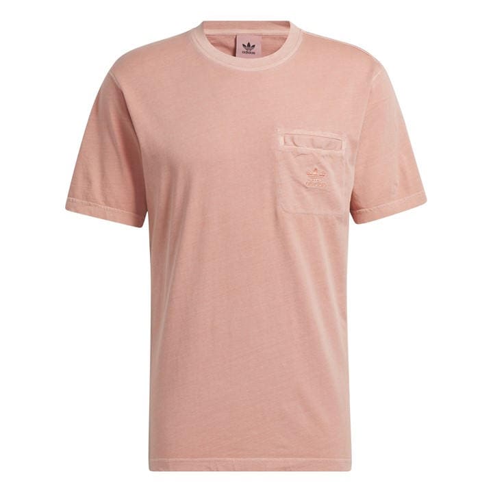 Adidas Originals Men's Orange Dye Pocket T-Shirt in Size XS, Sports Direct