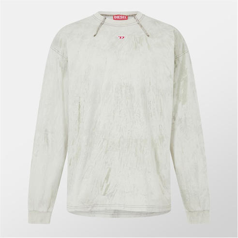 Diesel - Men's Cos Long-Sleeve Regular Fit T-Shirt