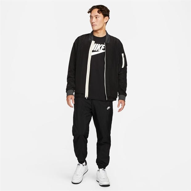 Black LL - Nike - Sportswear Club T-Shirt Mens