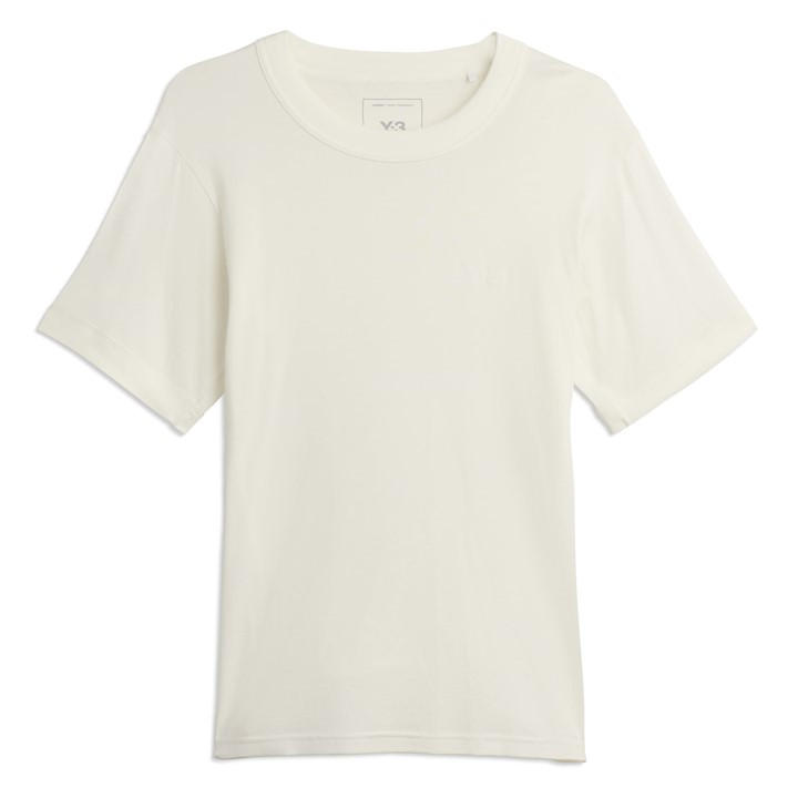 Y3 Men's White Slim Short Sleeve T-Shirt in Size L, Sports Direct