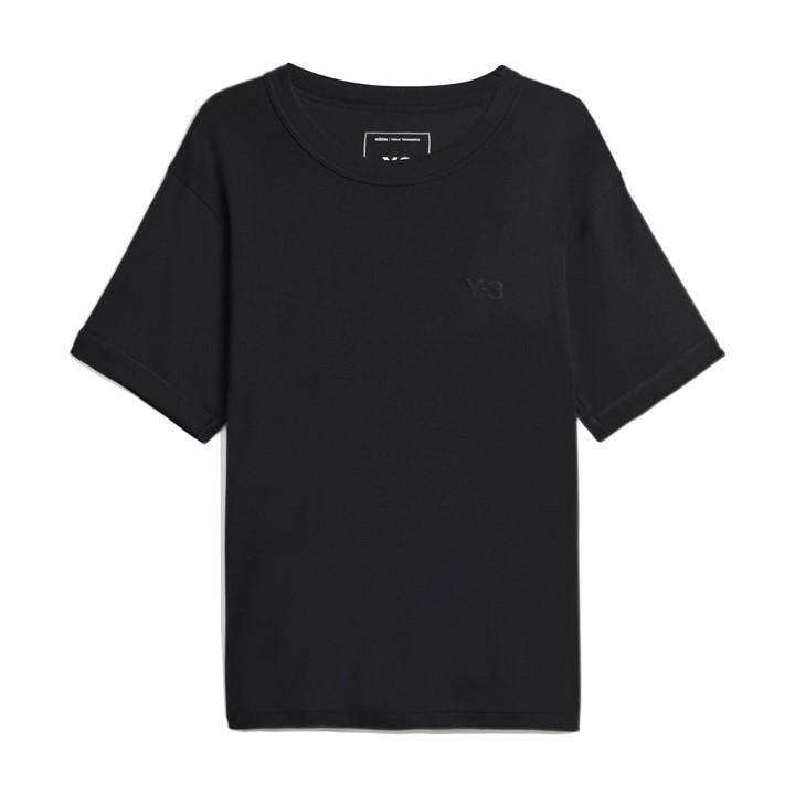 Y3 Men's Black Slim Short Sleeve T-Shirt in Size L, Sports Direct