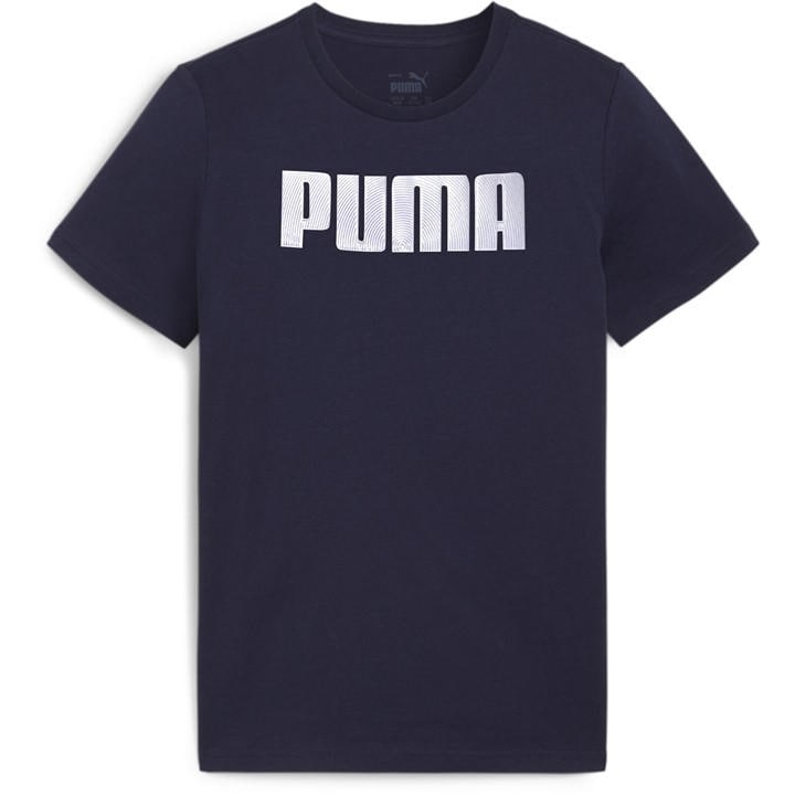 Puma  Kids Blue ' Regular Fit T-Shirt in Size 7 - 8 Years, Sports Direct