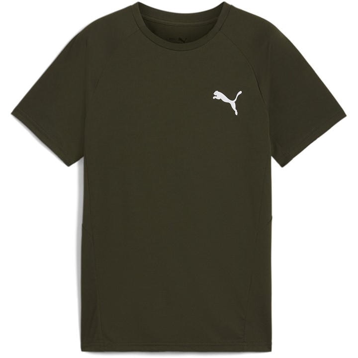 Puma  Kids Green ' Evostripe Regular Fit T-Shirt in Size 11 - 12 Years, Sports Direct