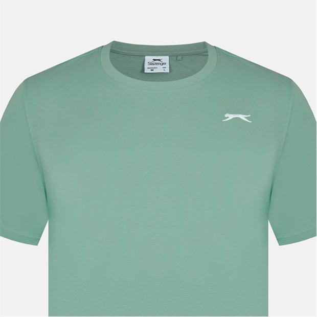 Light Green - Slazenger - Plain T-Shirt Mens
