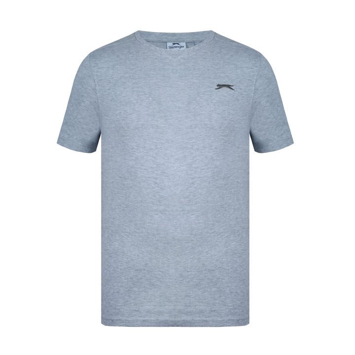 Slazenger Men's Grey Plain T-Shirt in Size L, Sports Direct