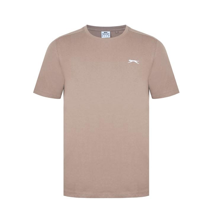 Slazenger Men's Beige Plain T-Shirt in Size M, Sports Direct