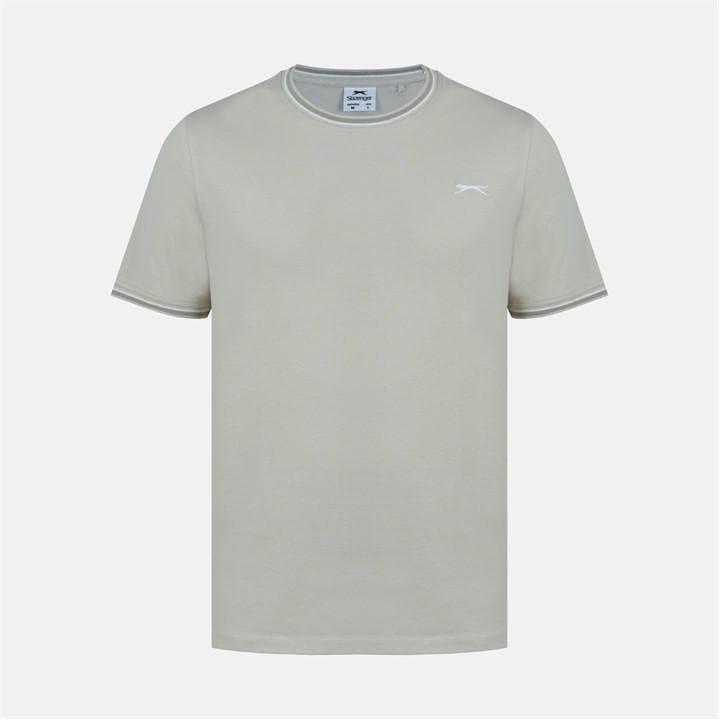 Slazenger Men's Grey Tipped T-Shirt in Size M, Sports Direct