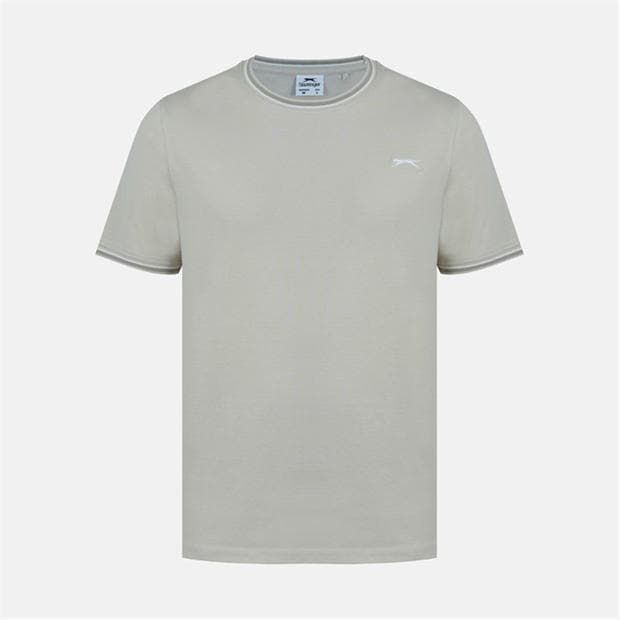 Stone - Slazenger - Slazenger Tipped T-Shirt Mens