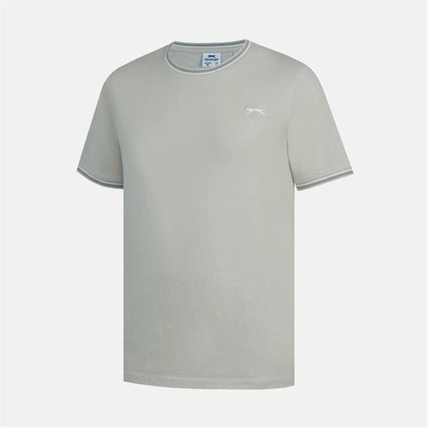 Stone - Slazenger - Slazenger Tipped T-Shirt Mens