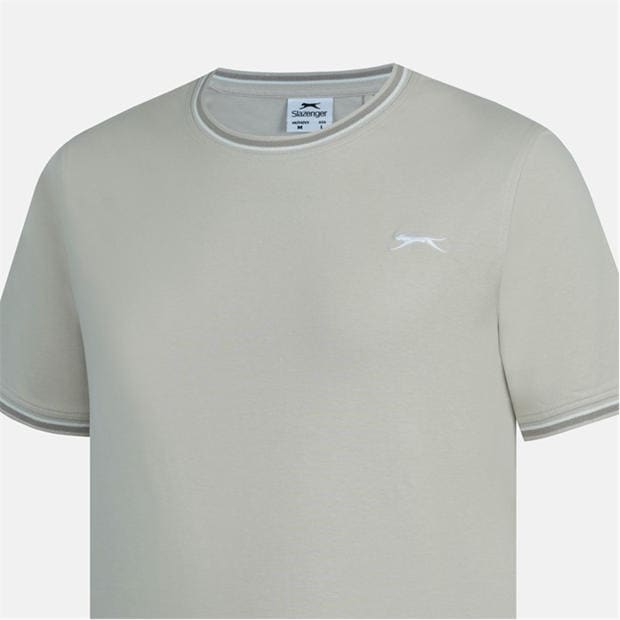 Stone - Slazenger - Slazenger Tipped T-Shirt Mens