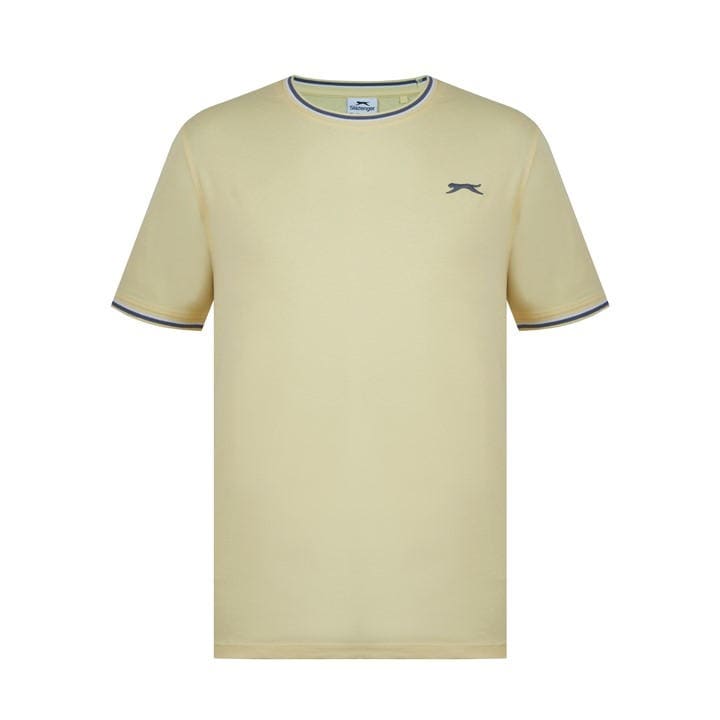 Slazenger Men's Yellow Tipped T-Shirt in Size L, Sports Direct