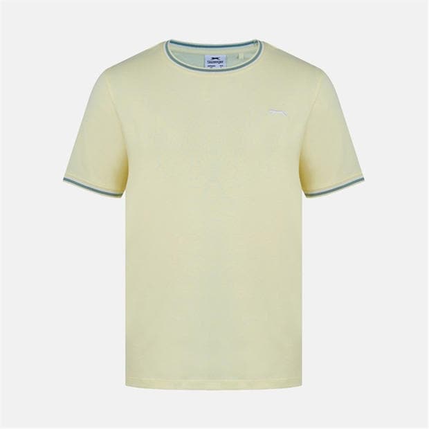 Light Yellow - Slazenger - Slazenger Tipped T-Shirt Mens