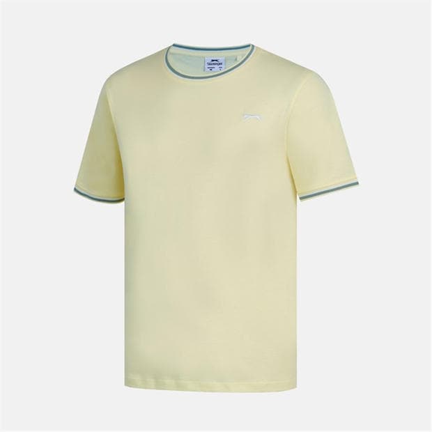 Light Yellow - Slazenger - Slazenger Tipped T-Shirt Mens