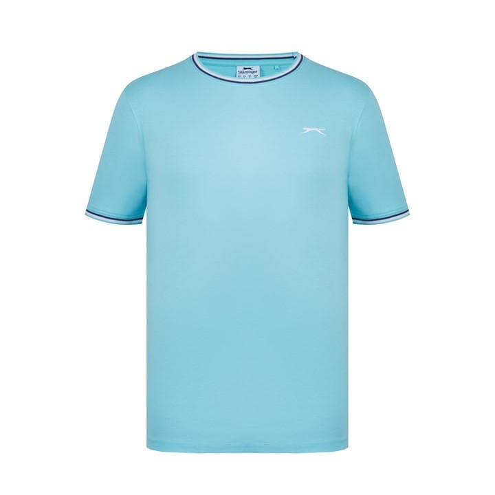 Slazenger Men' Blue Tipped T-Shirt in Size S, Sports Direct