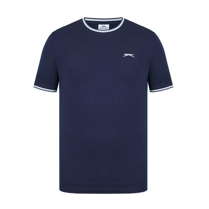 Slazenger Men's Blue Tipped T-Shirt in Size 4XL, Sports Direct