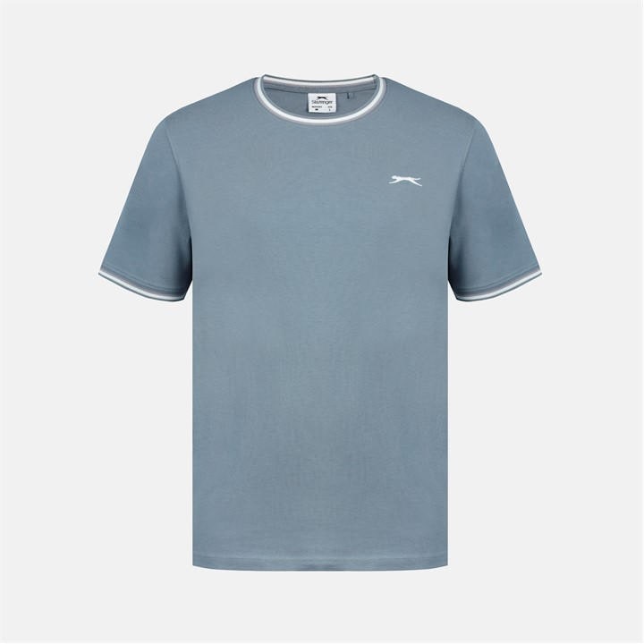 Slazenger Men's Blue Tipped T-Shirt in Size L, Sports Direct