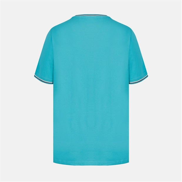 Light Teal - Slazenger - Slazenger Tipped T-Shirt Mens
