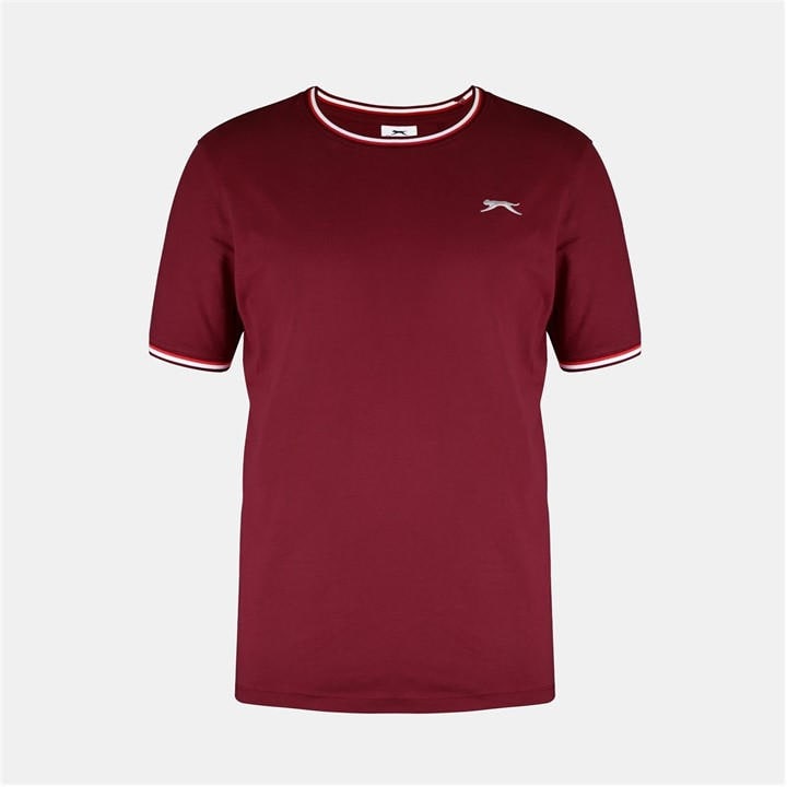 Slazenger Men's Red Tipped T-Shirt in Size M, Sports Direct