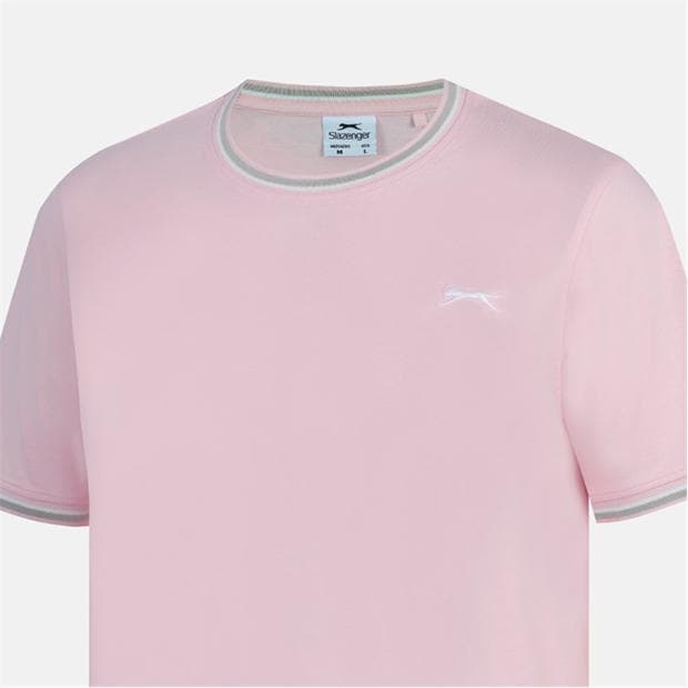 Orange - Slazenger - Slazenger Tipped T-Shirt Mens
