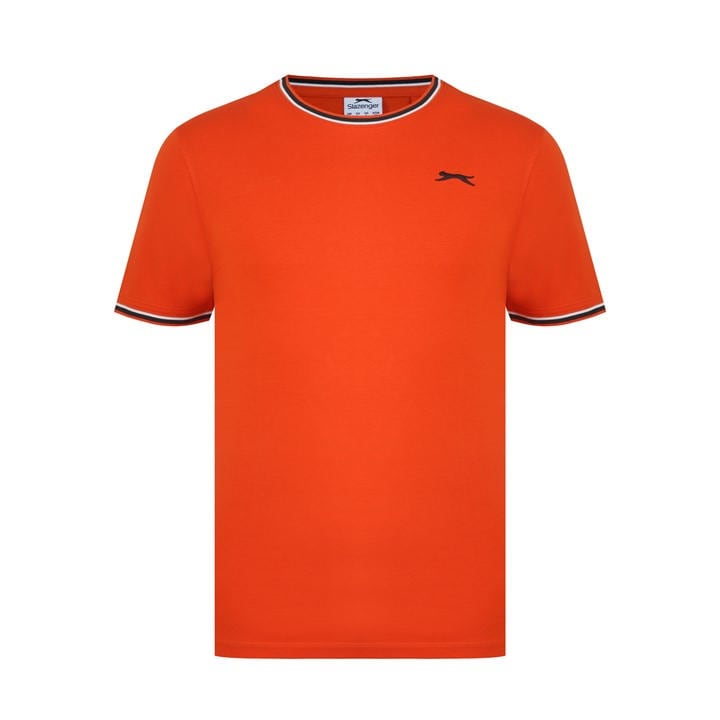 Slazenger Men's Orange Tipped T-Shirt in Size 2XL, Sports Direct