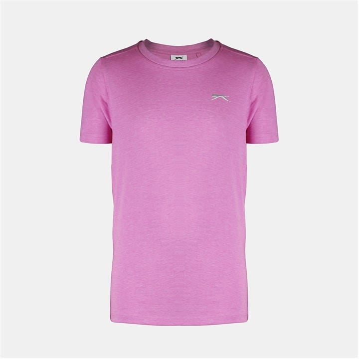 Slazenger Boys Pink  Plain Tee Shirt in Size 13 Years, Sports Direct