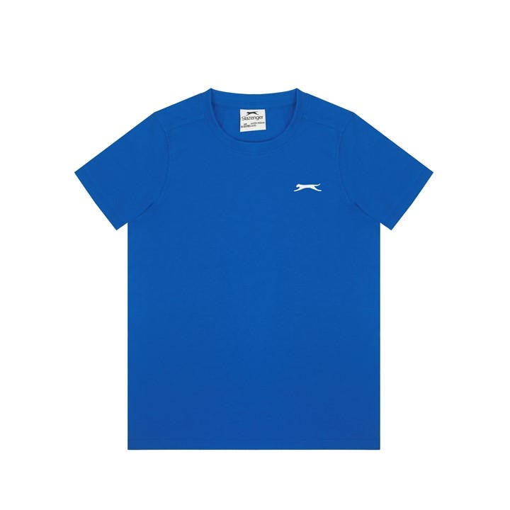 Slazenger Boys Blue  Plain Tee Shirt in Size 11 - 12 Years, Sports Direct