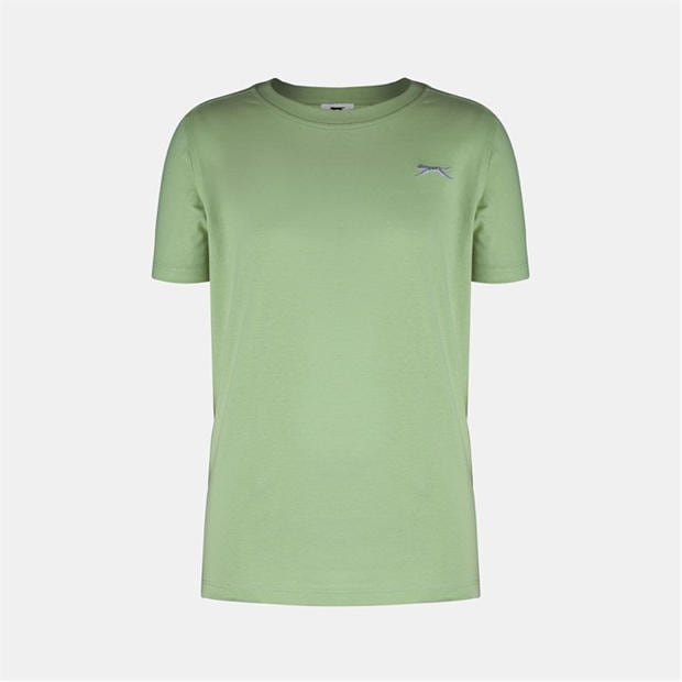 Pastel Green - Slazenger - Junior Boys Plain Tee shirt